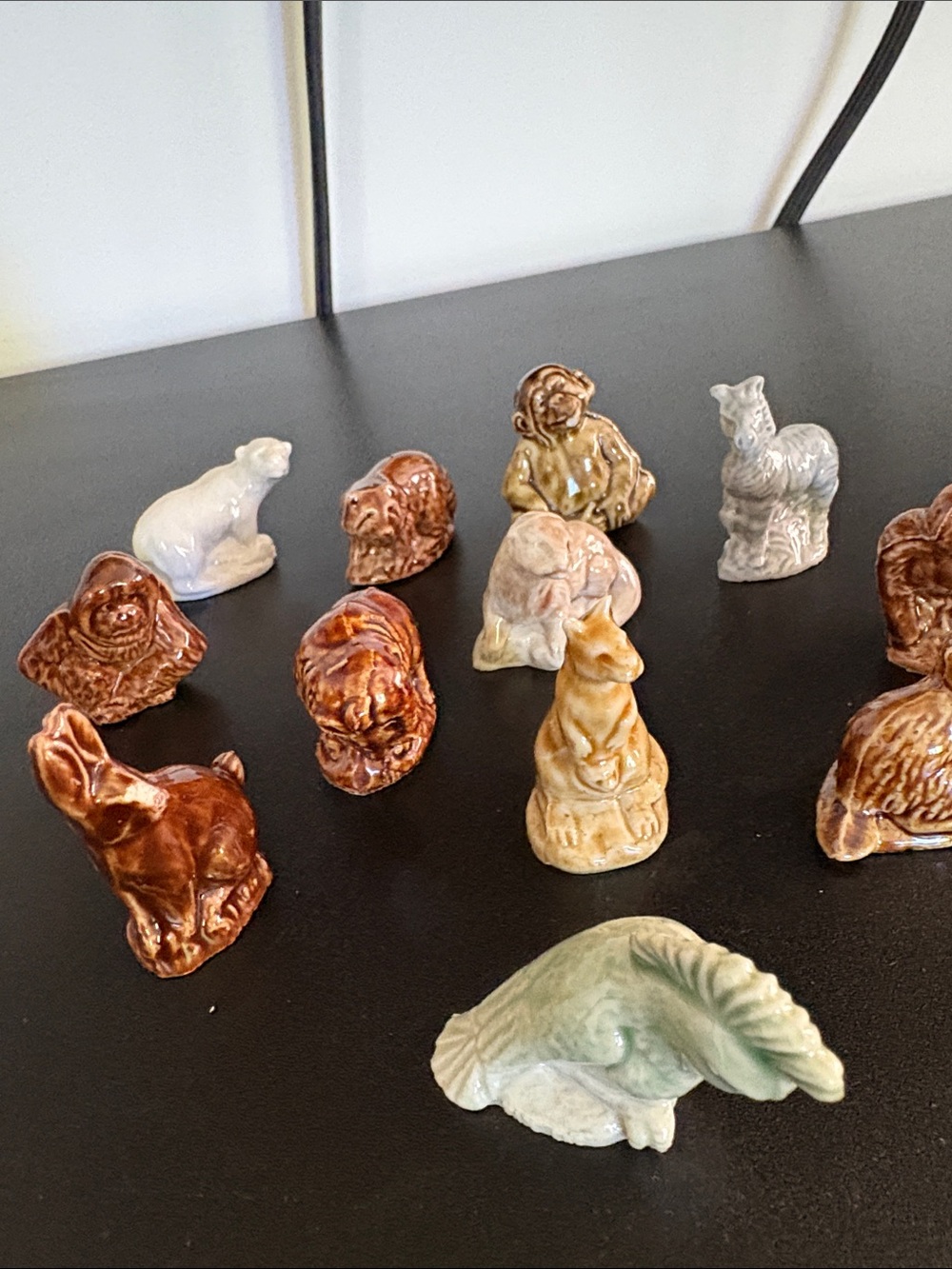 Vintage Wade Whimsies Red Rose Tea England Animal Miniatures Figurines Lot Of 13
